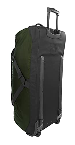 Eddie Bauer Traverse Rolling Duffel Bag, Ripstop Polyester, 78L M33903
