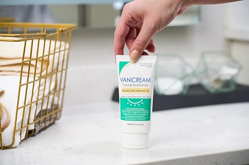 Vanicream Facial Moisturizer with SPF 30 Mineral Sunscreen, 2.5 fl oz D531