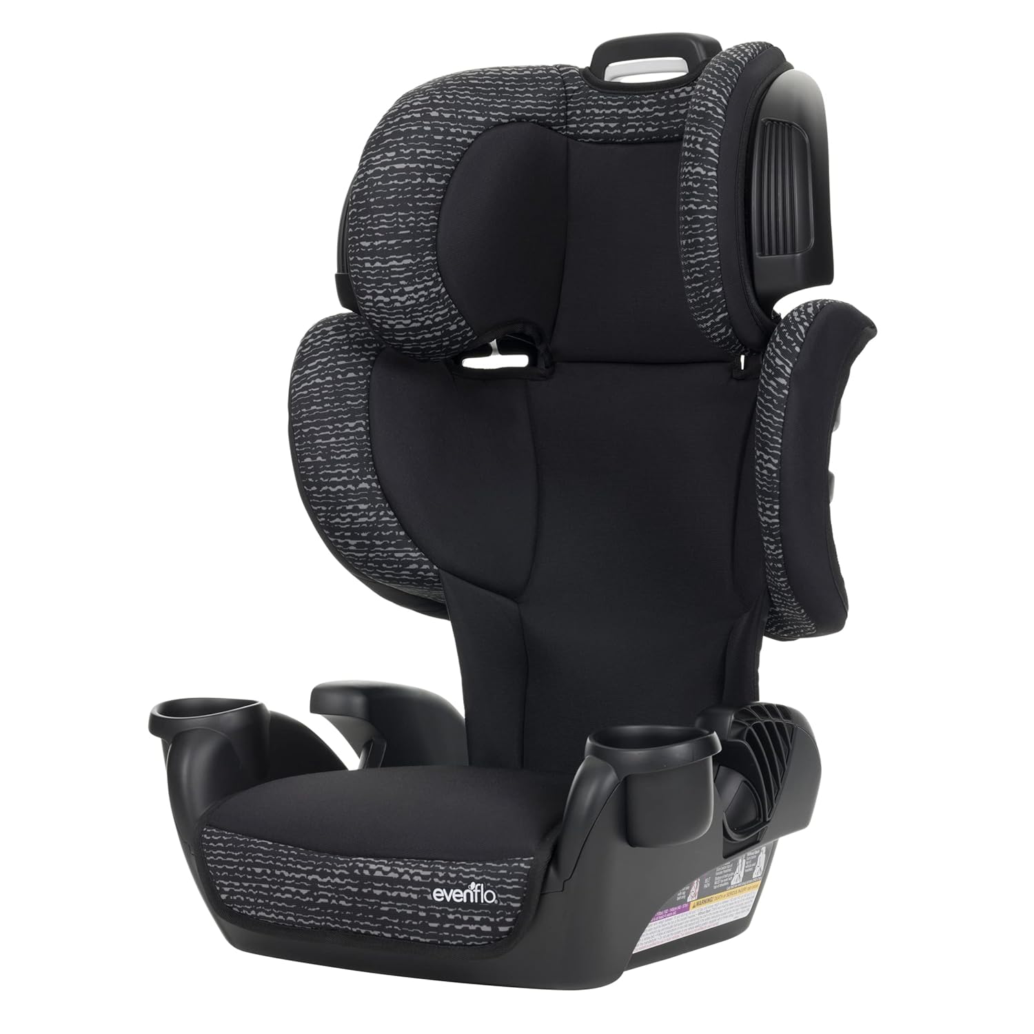 Evenflo Chase Harnessed Booster Car Seat, Jameson & GoTime LX, Chardon Black Q94631