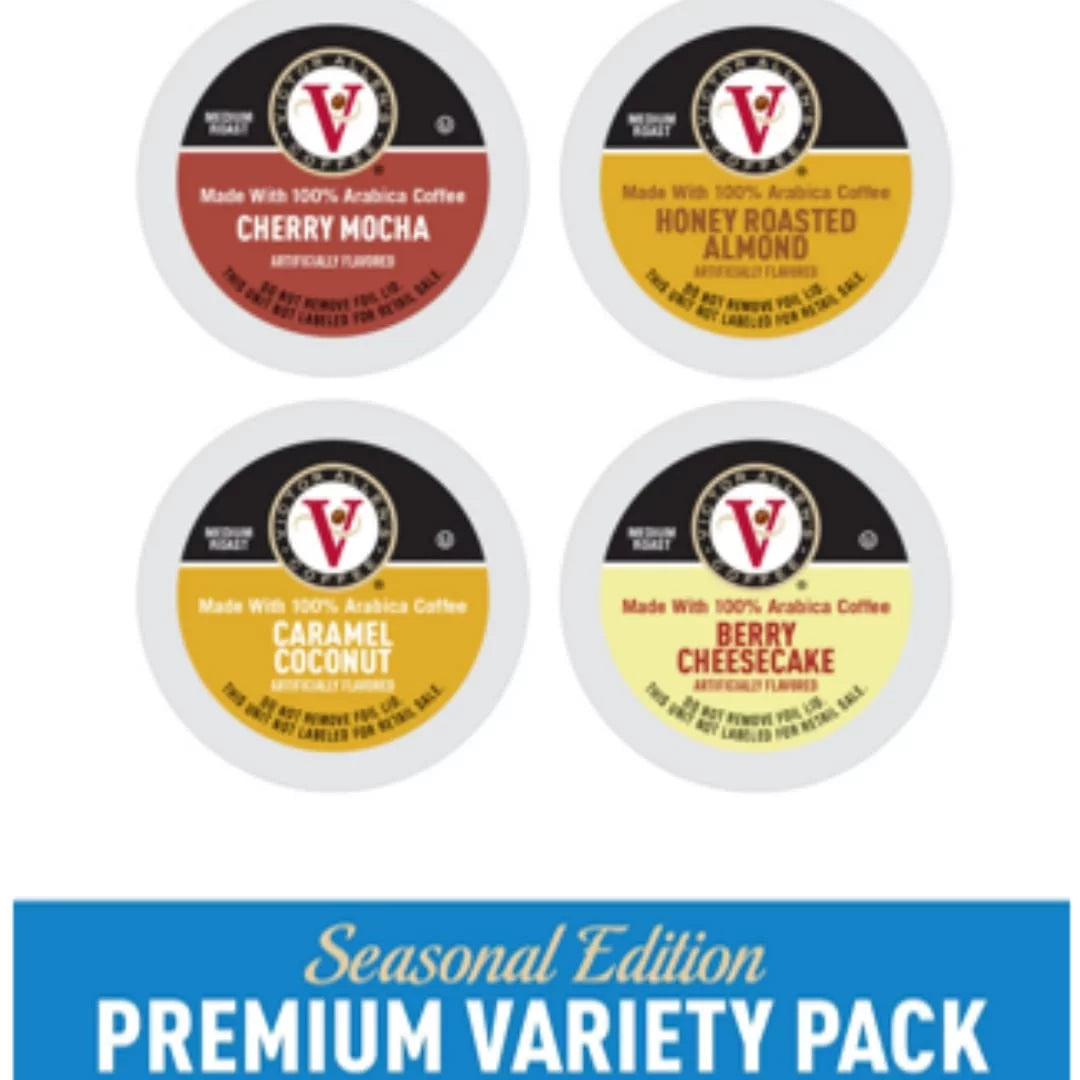 Victor Allen's Coffee Springtime Variety Pack, Medium Roast, 96 Count Coffee Pods U9742