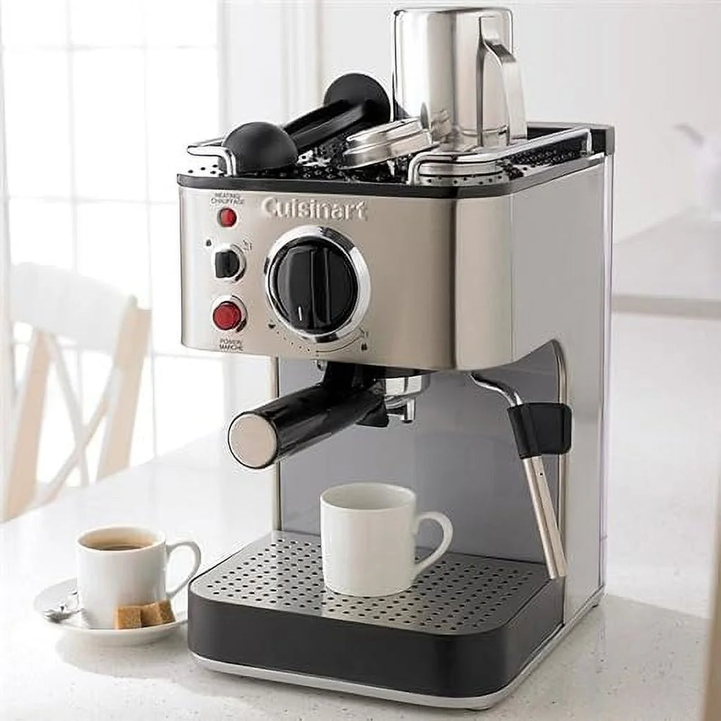 Cuisinart EM-100NP1 1.66 Quart Espresso Maker, Stainless Steel J595