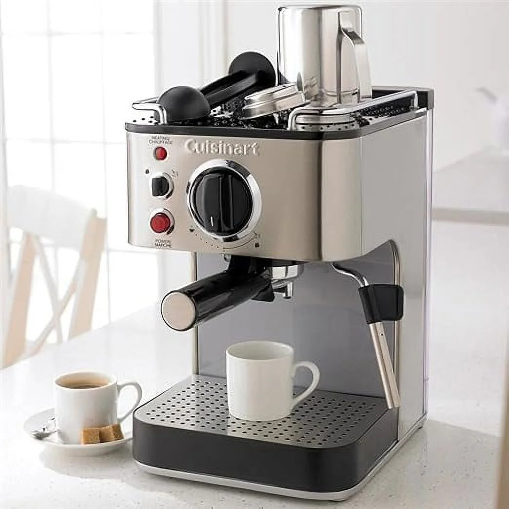 Cuisinart EM-100NP1 1.66 Quart Espresso Maker, Stainless Steel J595