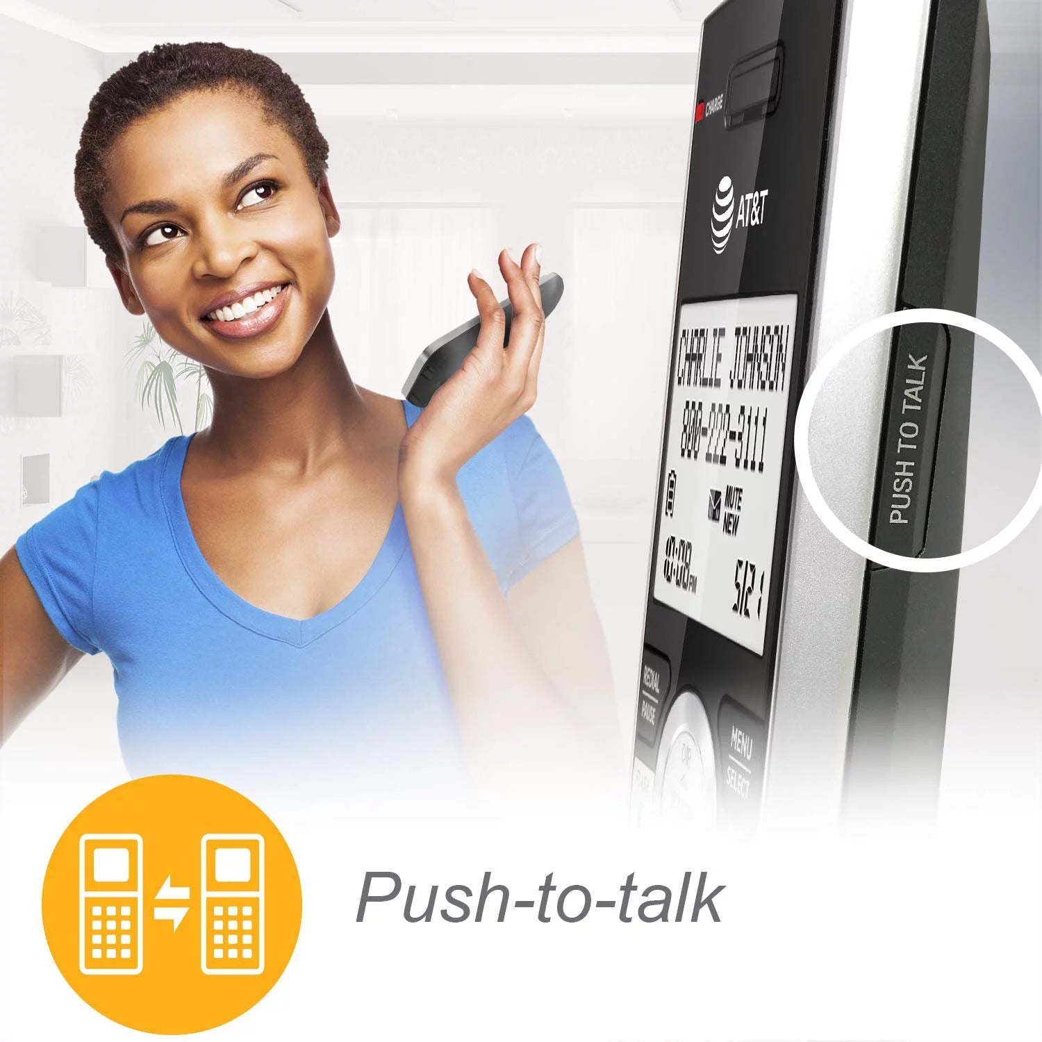 AT&T CL82407 DECT 6.0 Expandable Answering System with 4 Handsets I73883