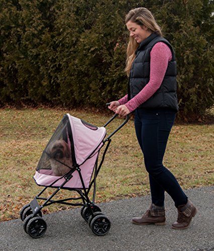 Pet Gear Travel Lite Plus Stroller for Cats and Dogs up to 15 lbs Q17590