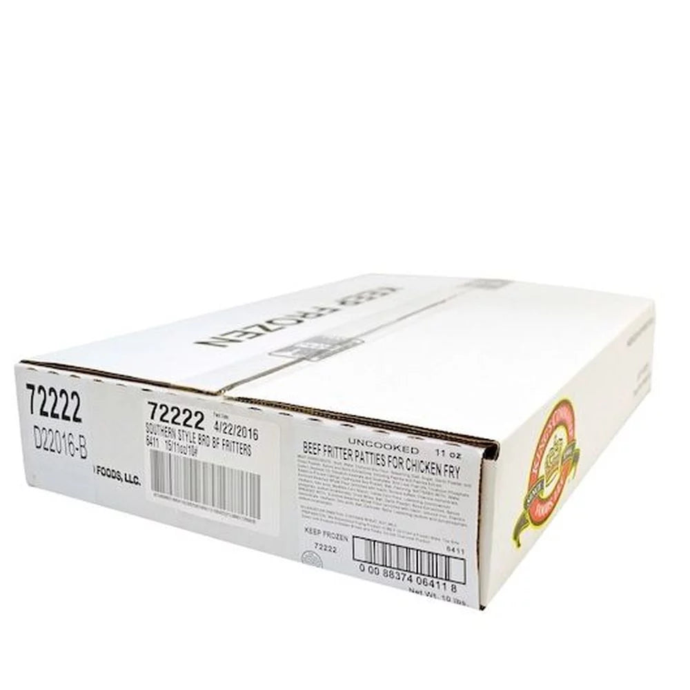 Kings Command Foods Southern Style Raw Chicken Fried Steak, 11 oz, 15 per case W208847