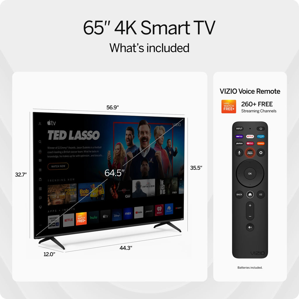 VIZIO 65" Class V-Series 4K LED HDR Smart TV V655M-K03 U46406