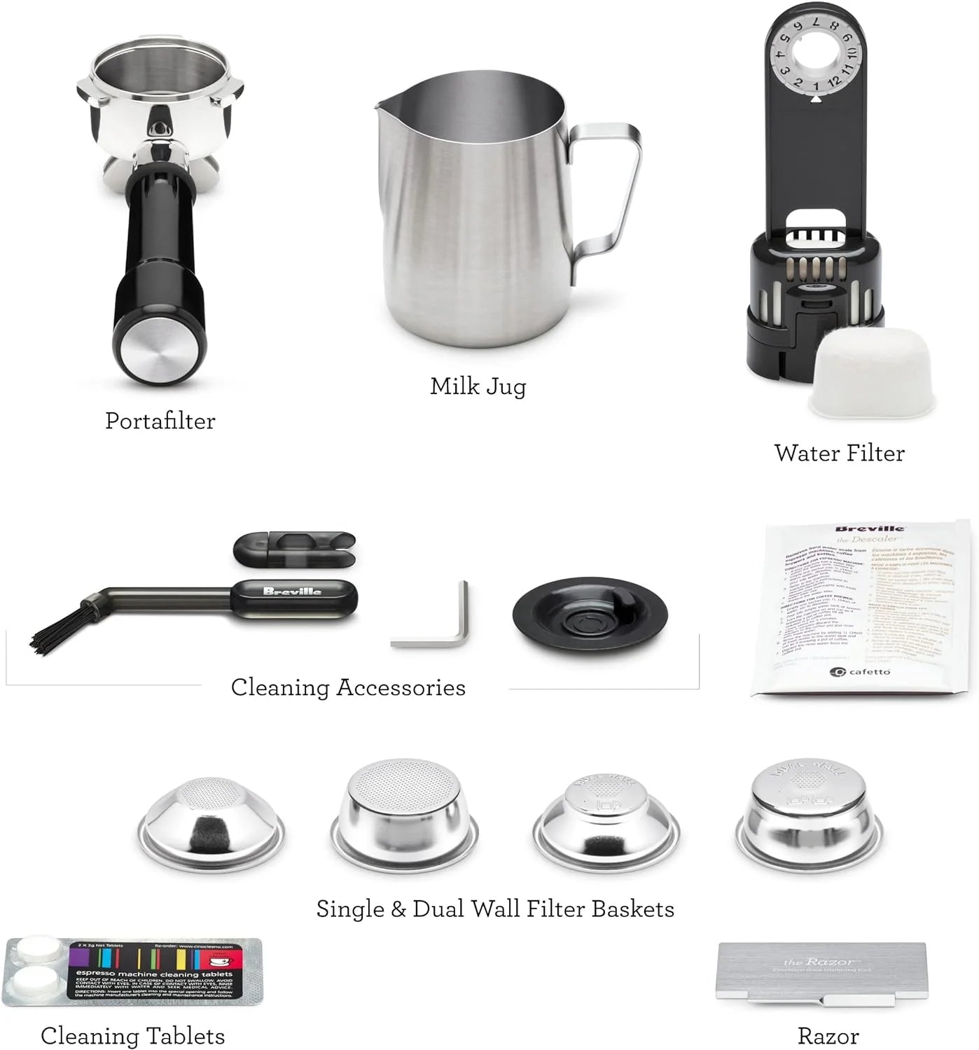 Breville Barista Express Impress Espresso Machine, Stainless Steel C983