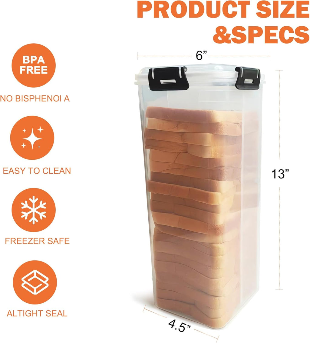 CZWL&HG Bread Storage Container with Drawer Tray, Airtight Lid H387979