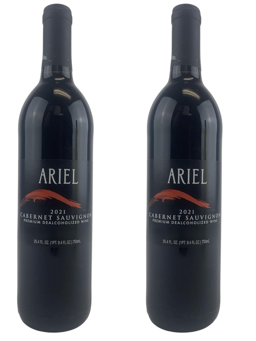 Ariel Cabernet Sauvignon Wine 750ML 2 PACK Alcohol Removed Dealcoholized 25.4 oz Red Oak Aged