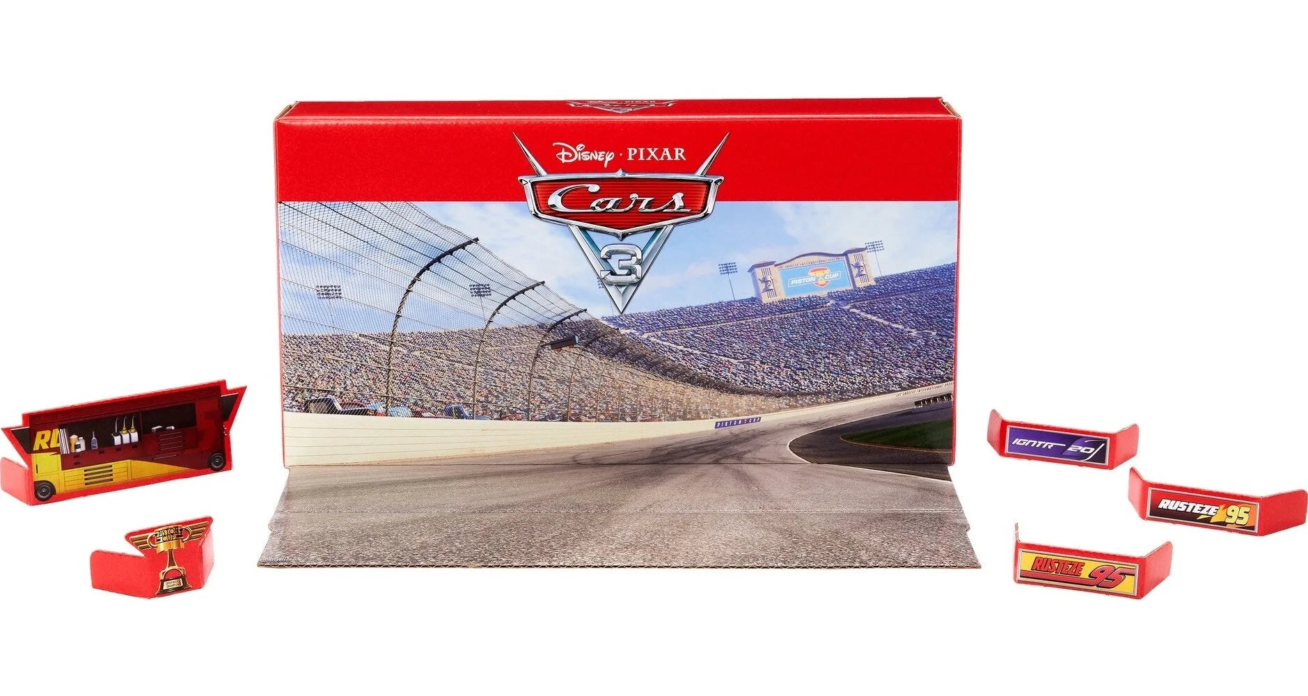Disney Pixar Cars 3 Vehicle 5-Pack Collection with Mack Truck W171