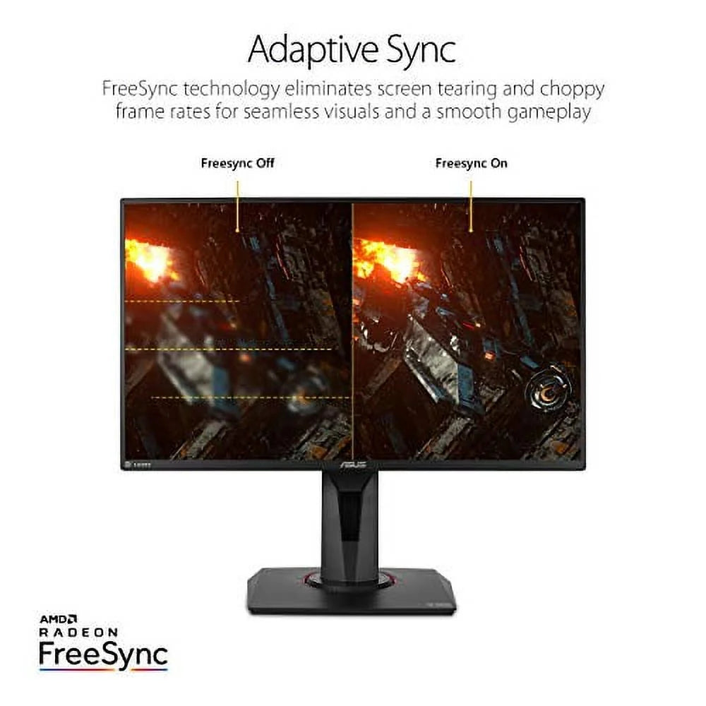 ASUS TUF Gaming 25" 1080P Monitor (VG259Q) - Full HD, IPS, 144Hz, 1ms Y901199