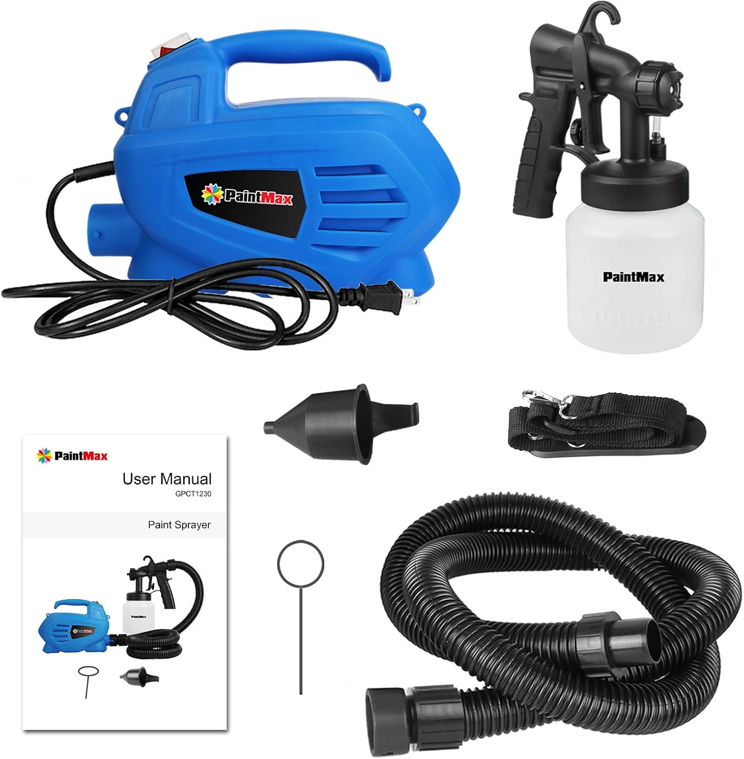 HVLP Paint Sprayer 650W with 3 Patterns & 800ML Container W61278