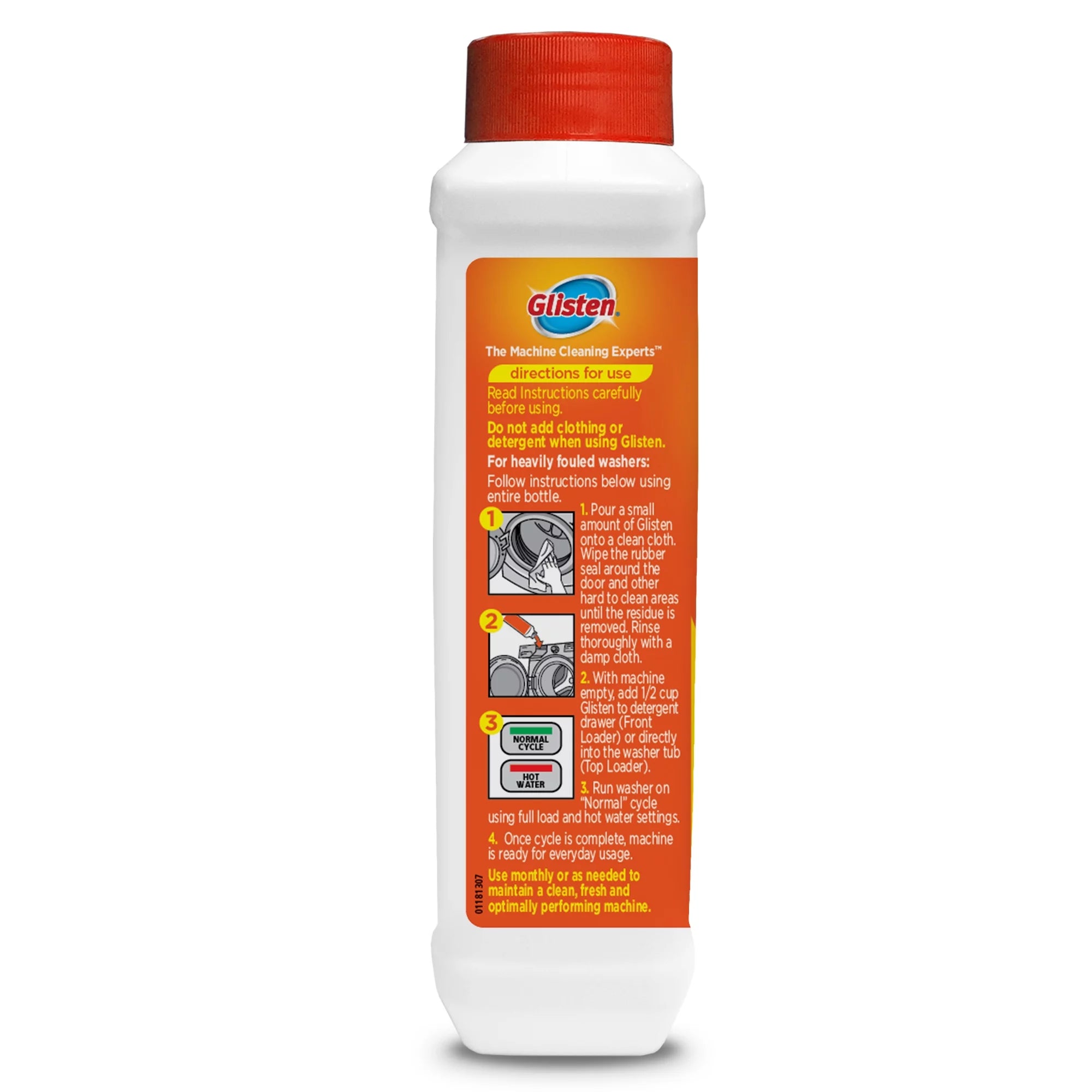 Glisten Washer Magic Washing Machine Cleaner, 8 Bottles Z29447
