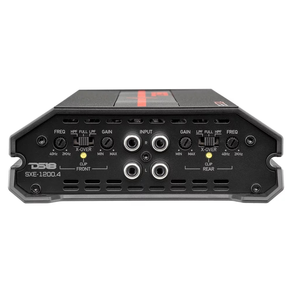 DS18 SXE-1200.4/RD 4-Channel Car Audio Amplifier W6906