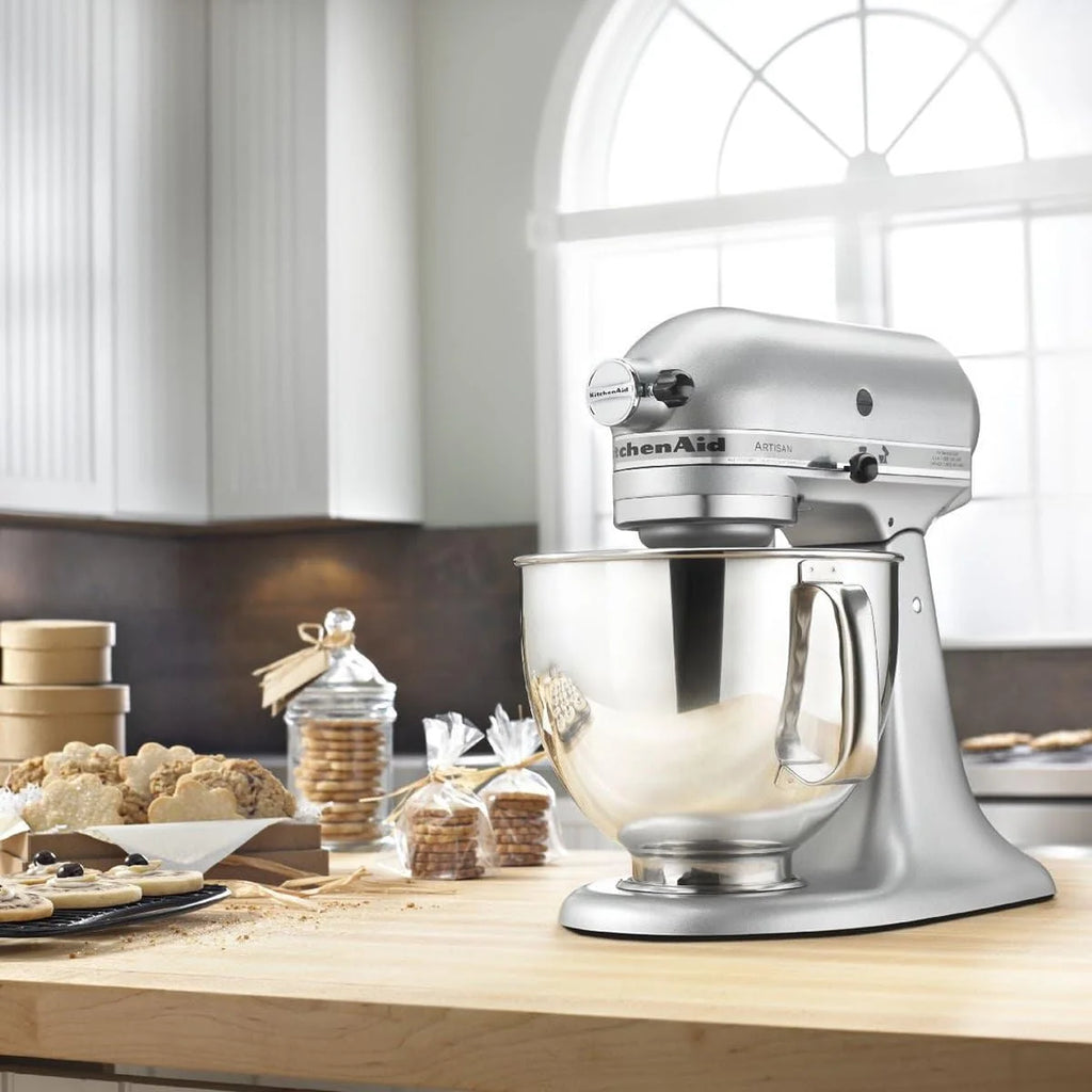 KitchenAid RRK150SM 5 QT Artisan Series Mixer - Silver Metallic I8204
