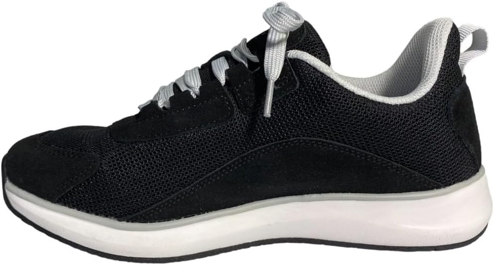 Earthing Women's Sedona Leather Grounding Trail Running Shoe, Black, 8.5 A1271