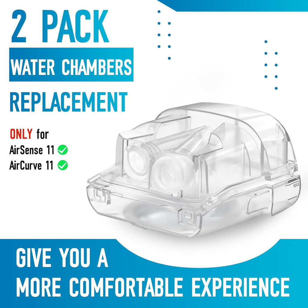 2 Pack Replacement Water Chambers for AirSense 11 & AirCurve 11 W649659