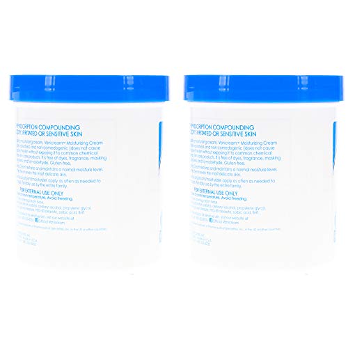 Vanicream Moisturizing Skin Cream for Sensitive Skin, 4 oz (Pack of 2) F220550
