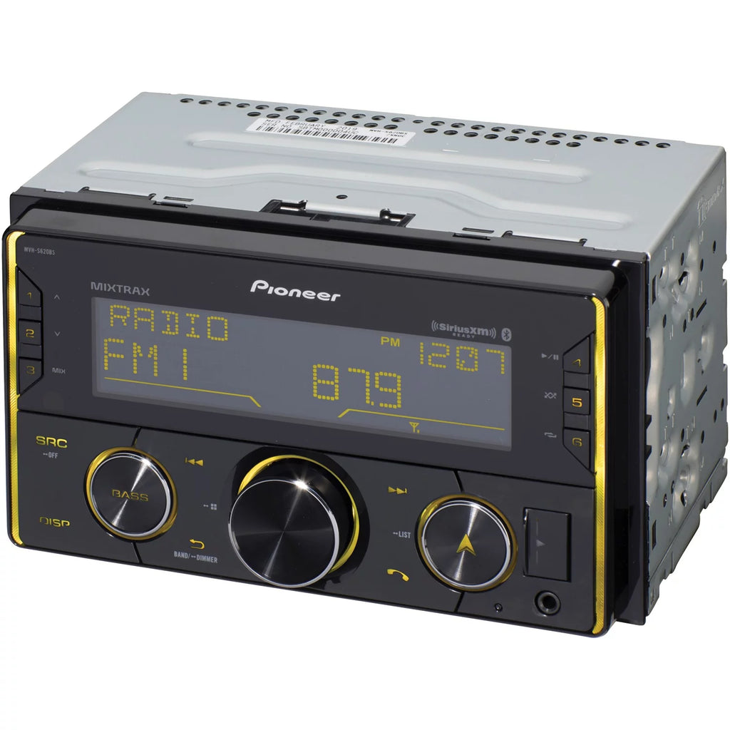 Pioneer MVH-S620BS Double-DIN Digital Media Receiver with Bluetooth Z17301