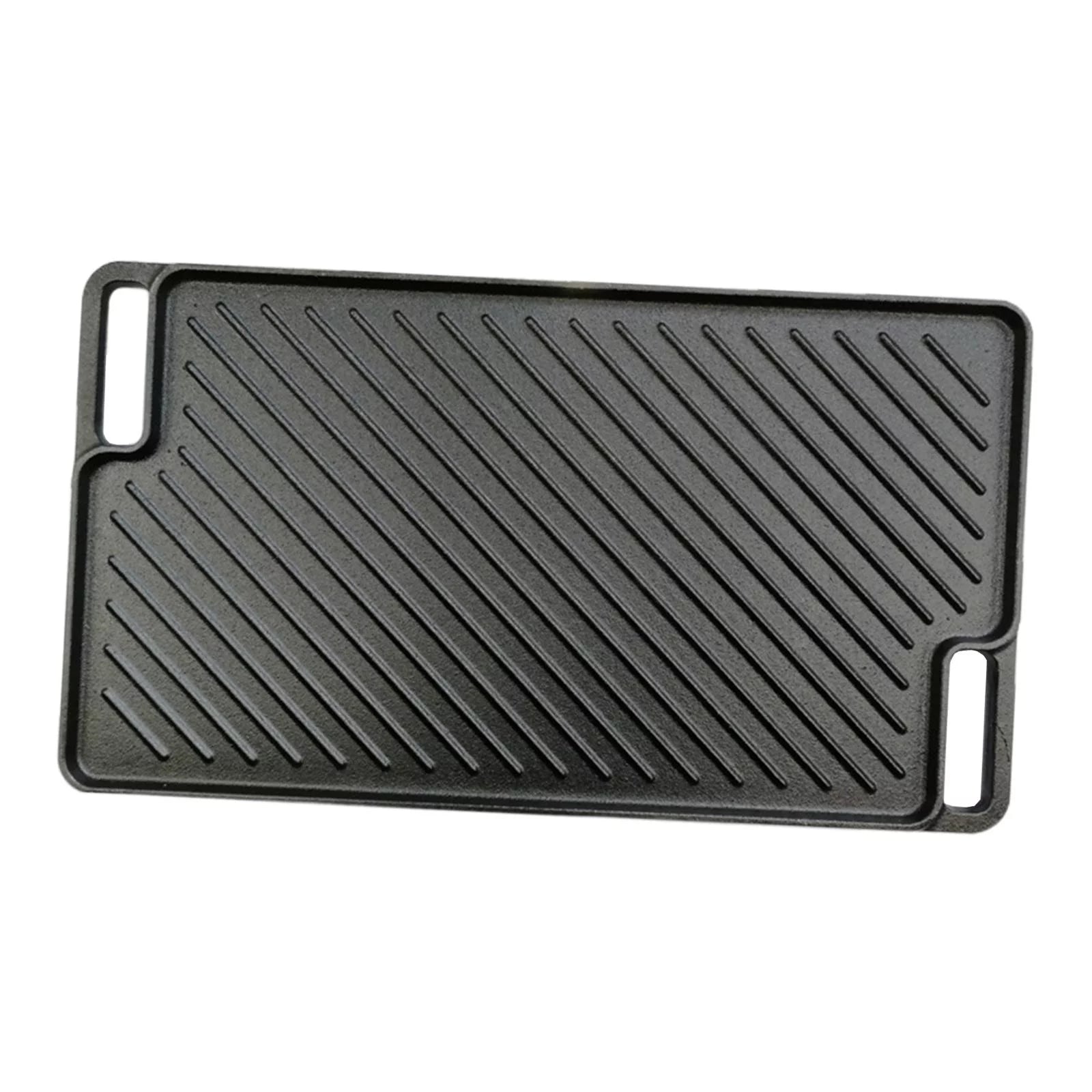 Reversible Cast Iron Griddle for Stovetop BBQ N24232