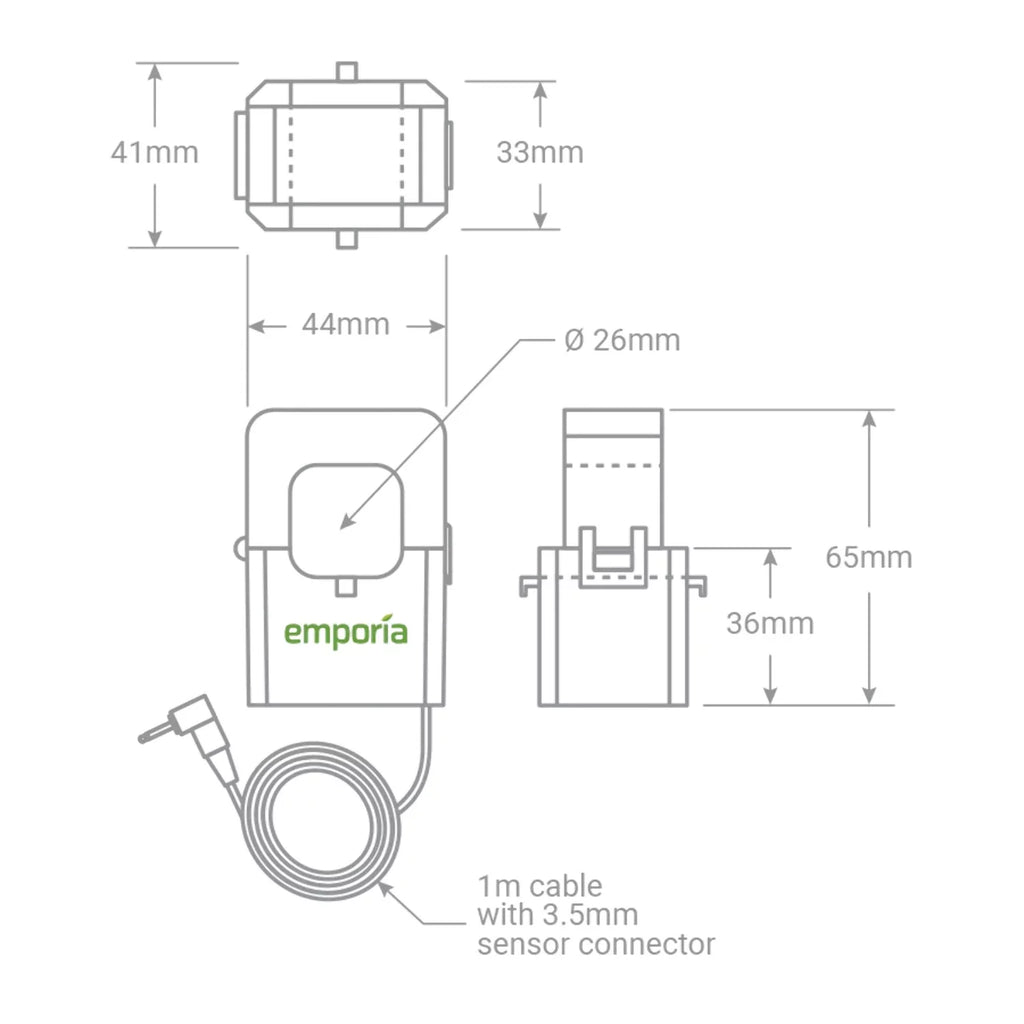 Emporia Smart Home Energy Monitor with 16 Circuit Sensors O929501