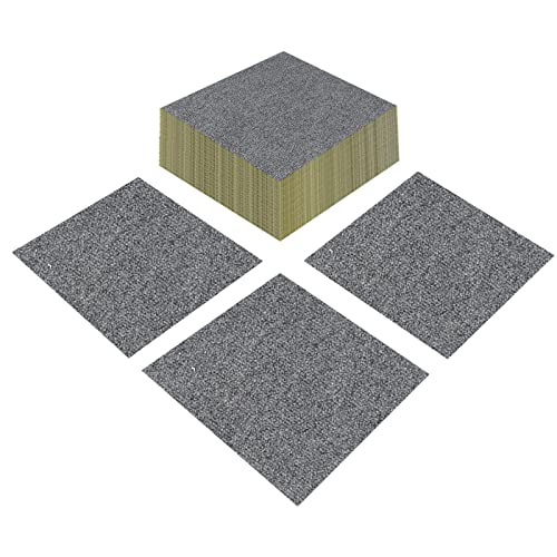 12Pcs Self Adhesive Carpet Tiles 12" x 12" Non-Slip Peel and Stick D8668