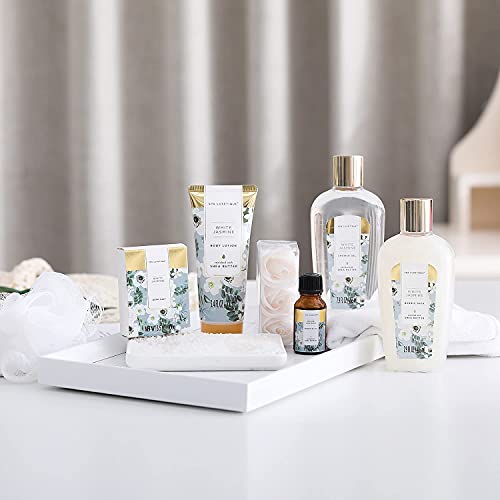 Spa Luxetique Gift Baskets for Women 8 Pcs Lavender Bath Set A681050