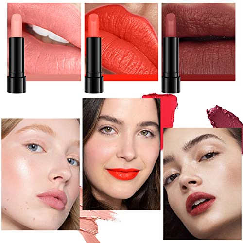 All-in-one Holiday Makeup Gift Set for Women with Eyeshadow Palette, Lipstick, and Brush A3928