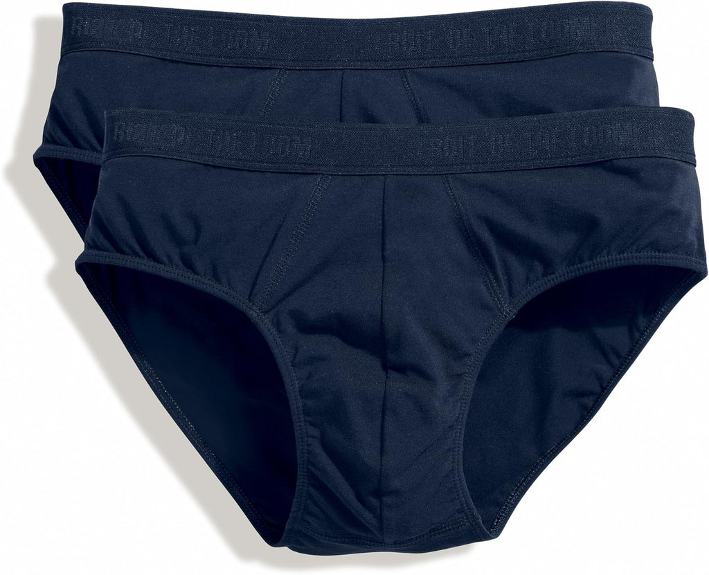 Fruit of the Loom Men's Classic Sport Briefs 2-Pack White R53225