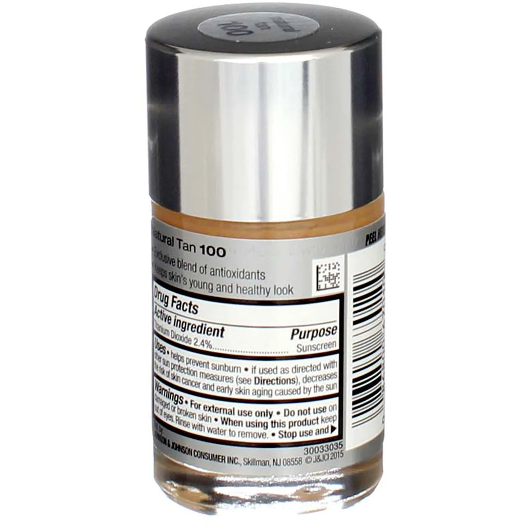 Neutrogena Healthy Skin Liquid Makeup SPF 20, Natural Tan, 1 oz (Pack of 2) S31286