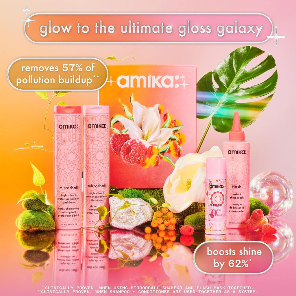 amika shine-o-sphere shine + protect routine set M68837