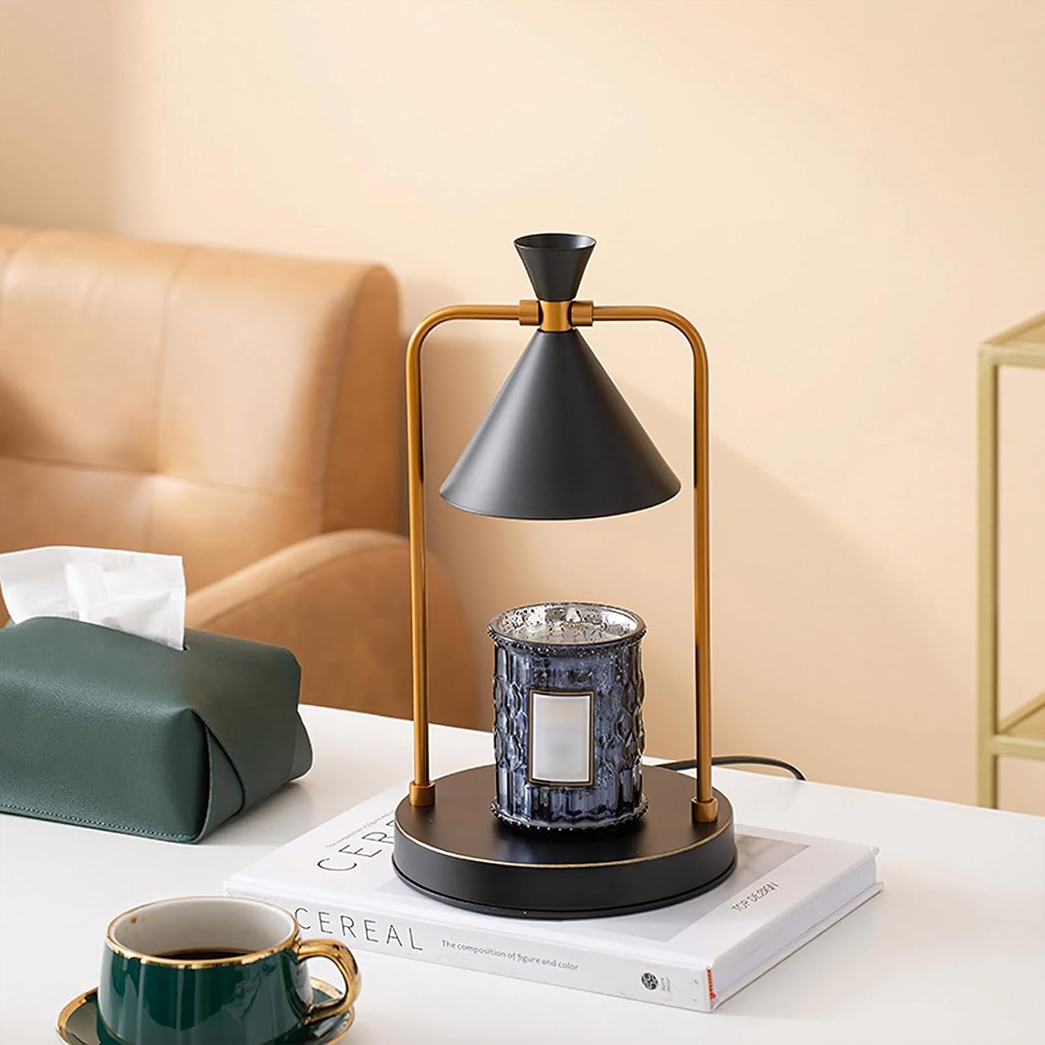 POWSTRO K Candle Warmer Lamp with Timer, 2 Bulbs Included M569