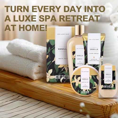 Spa Luxetique Vanilla Bath Gift Set for Women J9542