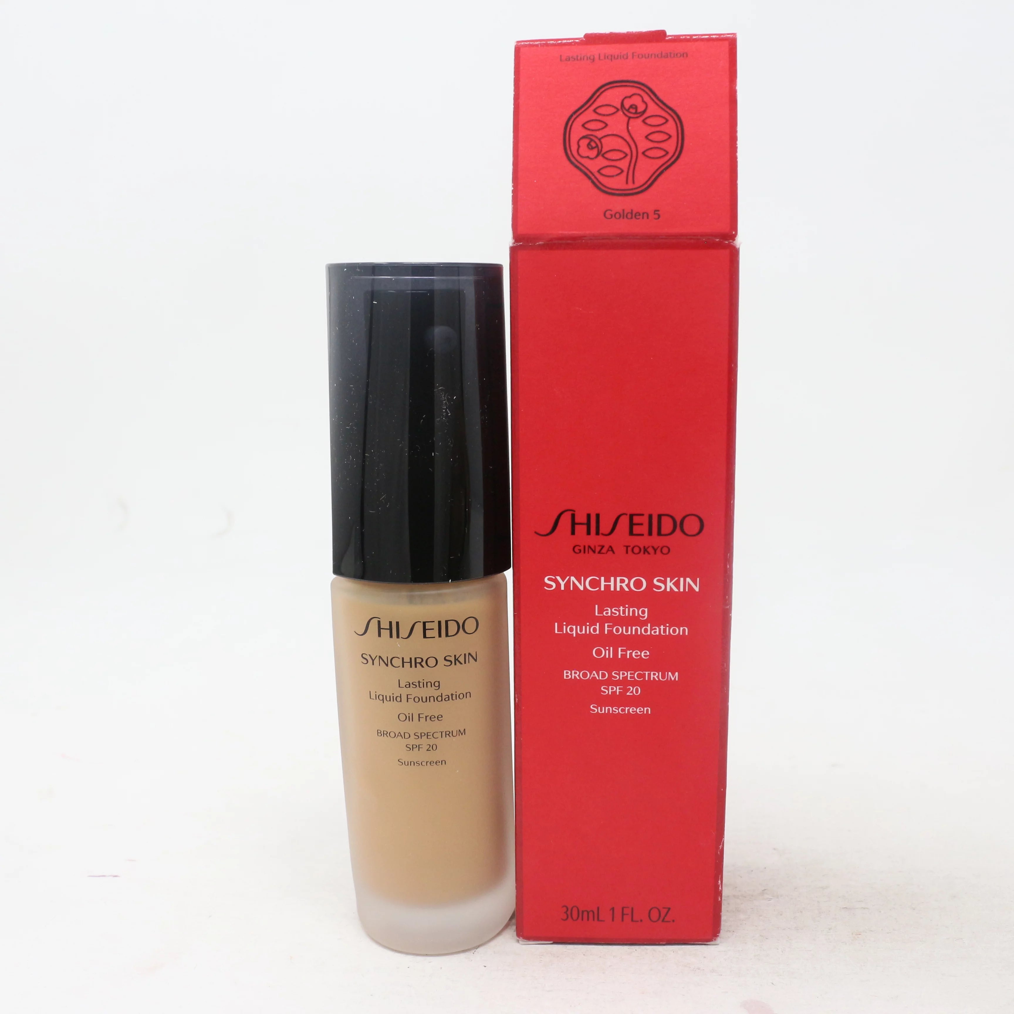 Shiseido Synchro Skin Lasting Liquid Foundation, 4 Rose, 1.0 oz Y4518