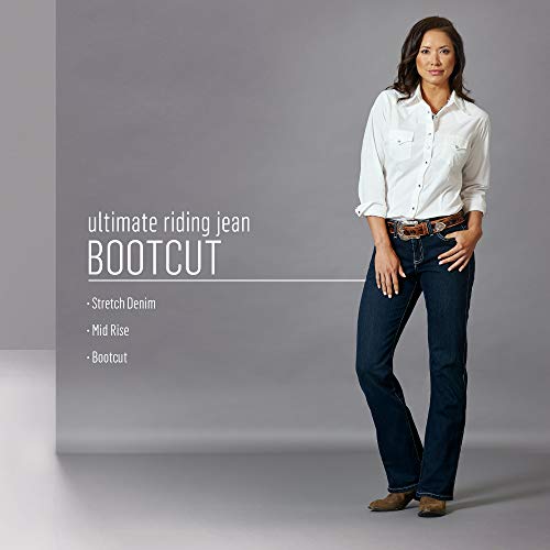 Wrangler Women's Q Baby Mid Rise Boot Cut Riding Jean H78591