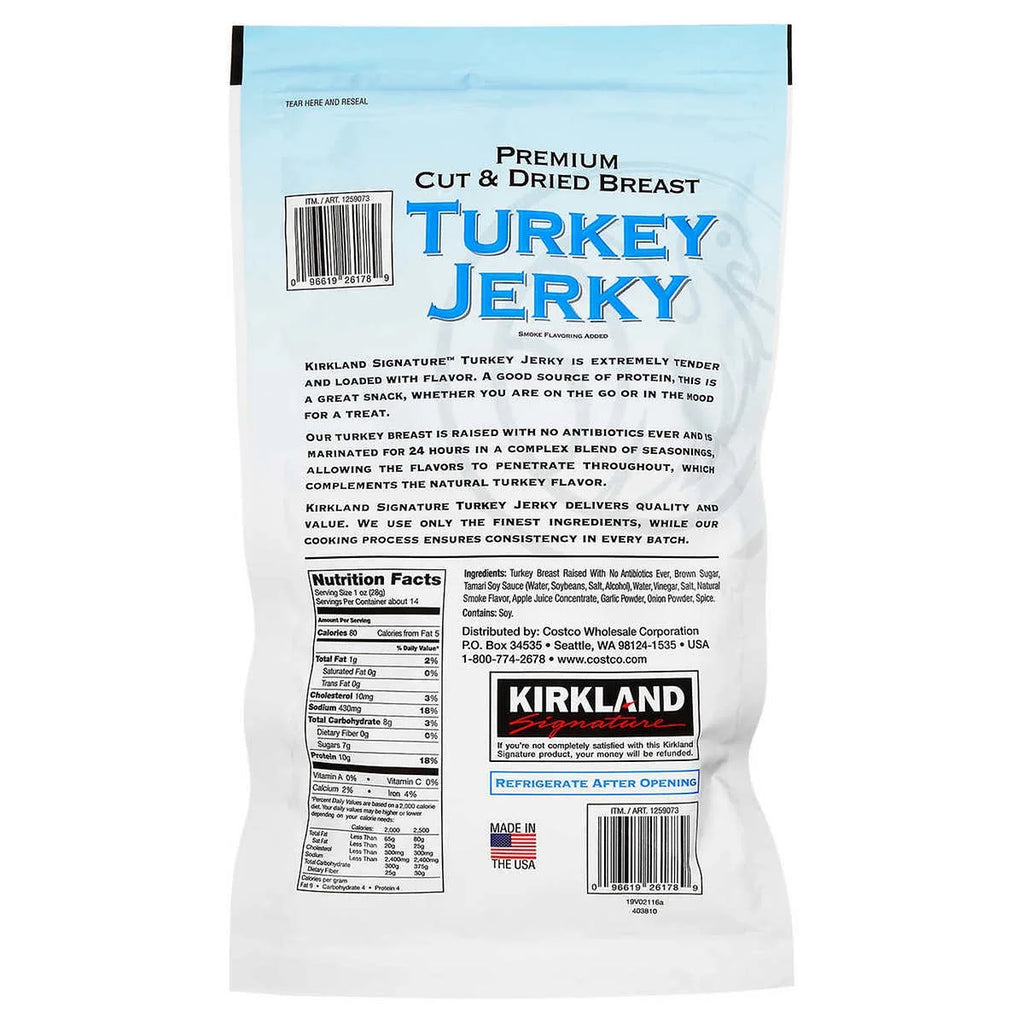 Kirkland Signature Turkey Jerky, 13.5 oz C837