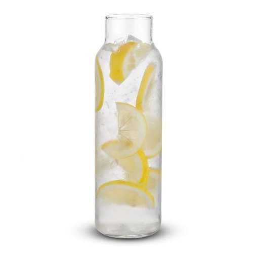 Libbey Glass 24 Oz. Hydration Decanter Carafe Bottle with Lid L50573