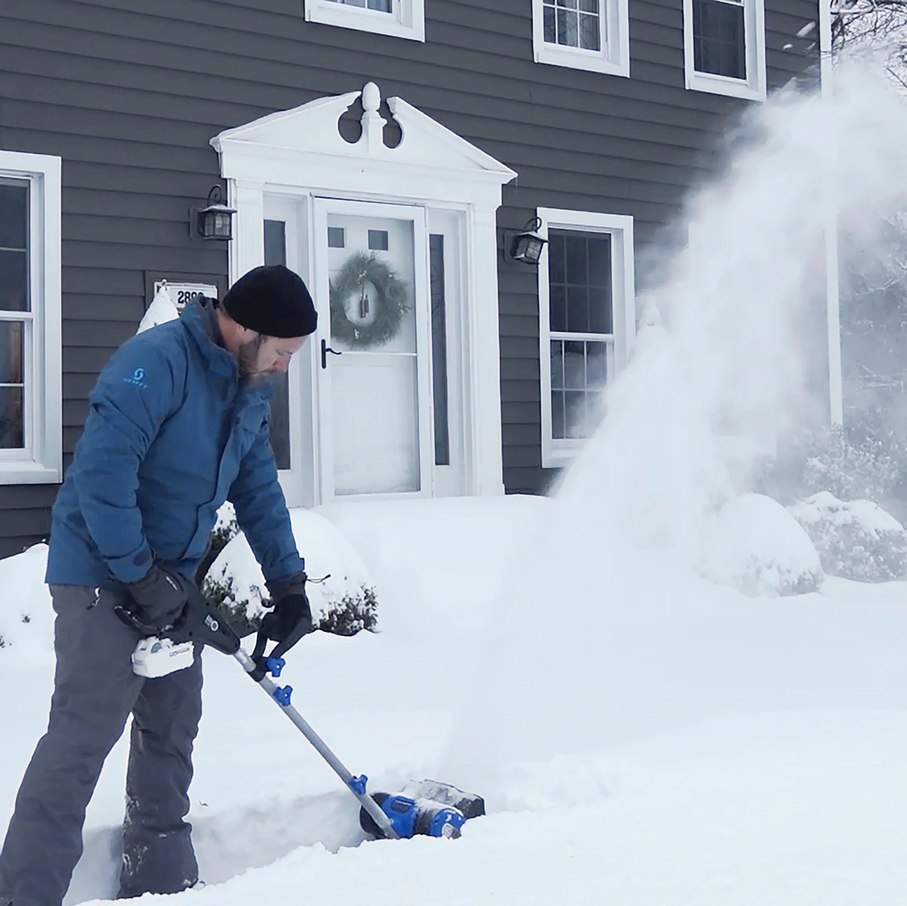 Snow Joe 24V 10-inch Cordless Snow Shovel with 5.0-Ah Battery & Charger N824