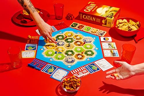 CATAN Board Game Base Game for Family and Adults Ages 10+ 3-4 Players 60 Minutes by Catan Studio D302