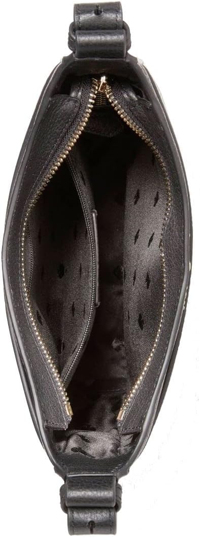 Kate Spade New York Leila Pebbled Leather Crossbody Purse Black P943