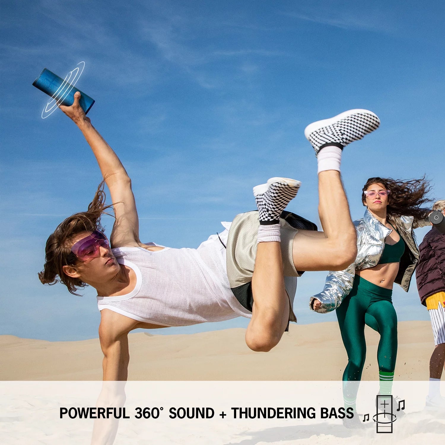 Ultimate Ears BOOM EXC Portable Waterproof Bluetooth Speaker, Night Black Q920