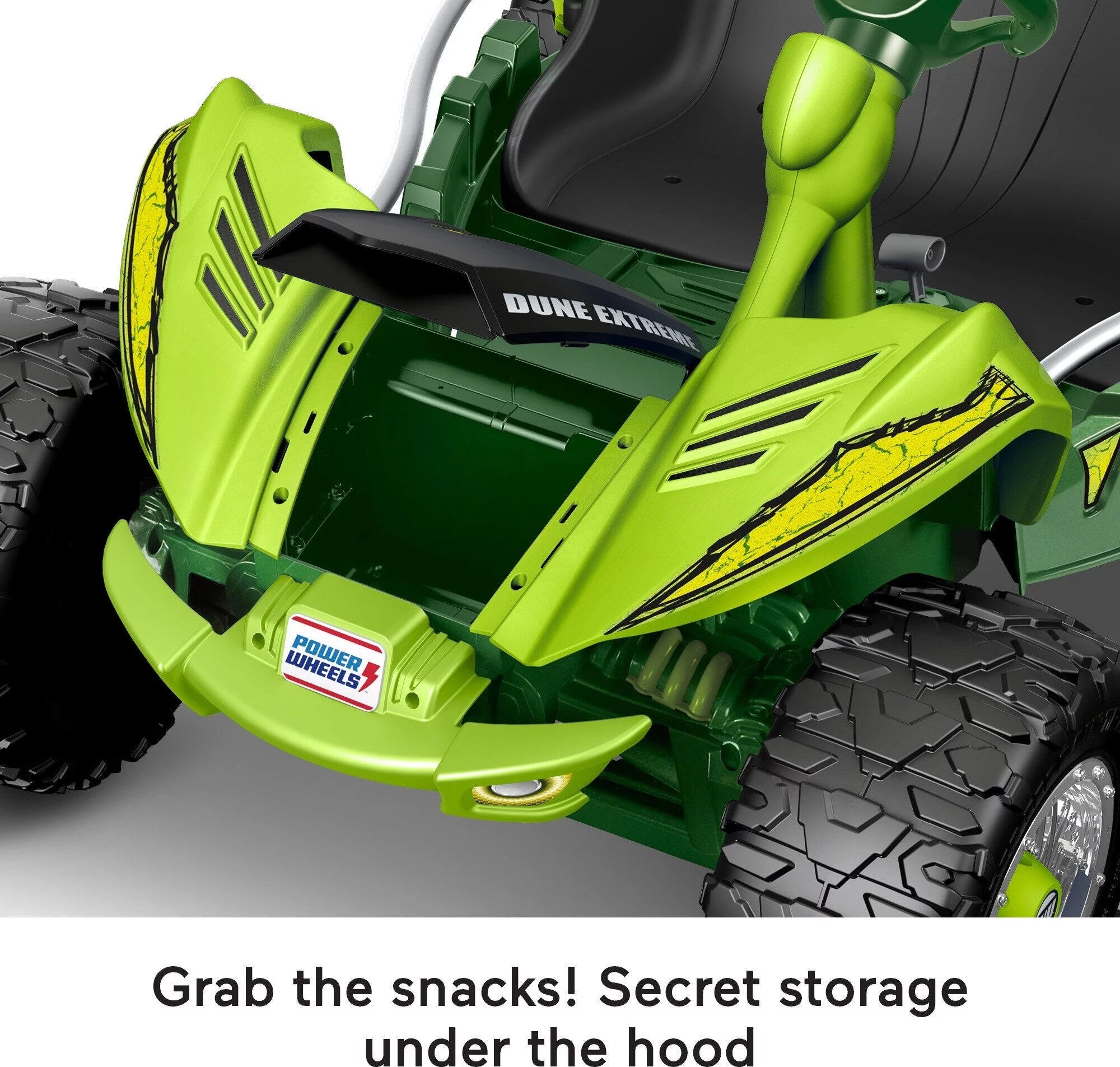 12V Power Wheels Dune Racer Extreme Ride-On Vehicle, Green Y5857