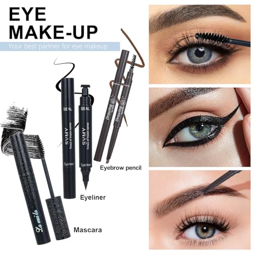 All in One Makeup Kit for Women with Eyeshadow, Lipstick & Eyebrow Pencil V50472