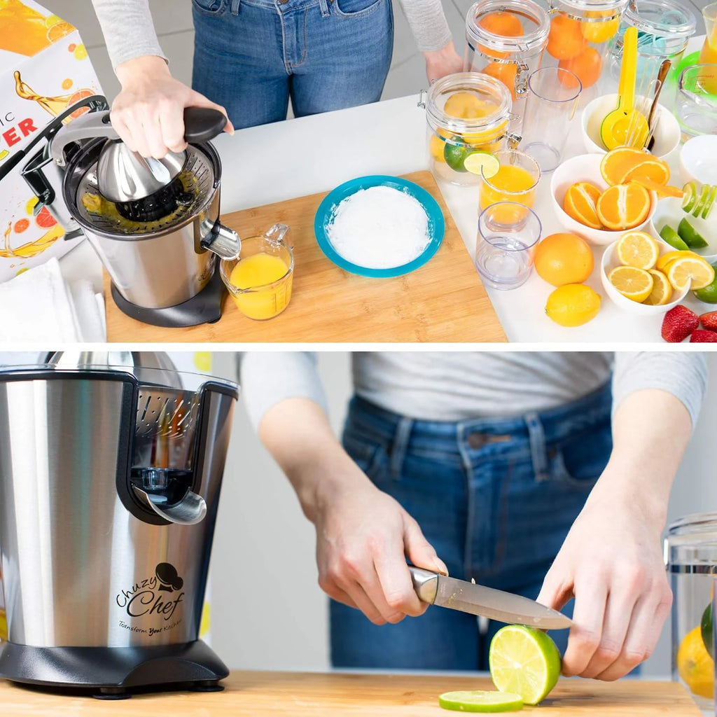 Electric Citrus Juicer Stainless Steel Fruit Squeezer for Orange Lemon Lime B3206