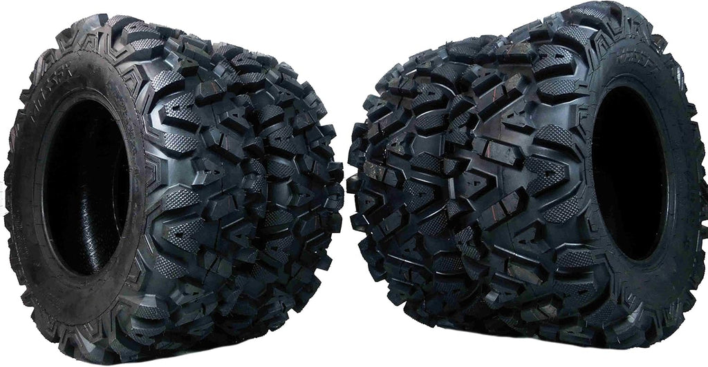 4 New 25x8-12 25x10-12 KT MASSFX ATV UTV all-terrain Tire Set 6 PLY 25" 25x8x12 25x10x12 Tubeless Tires