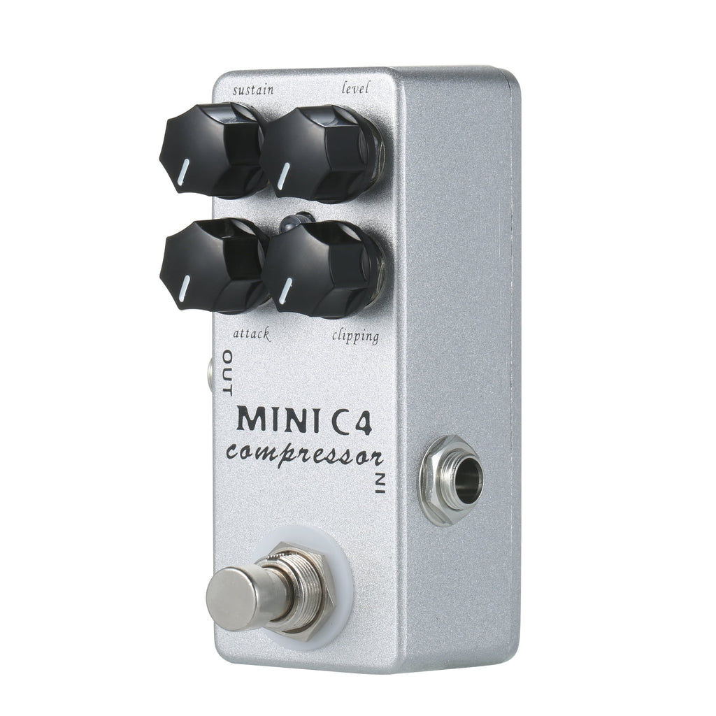 MOSKYAudio C4 Compressor Guitar Effect Pedal True Bypass
