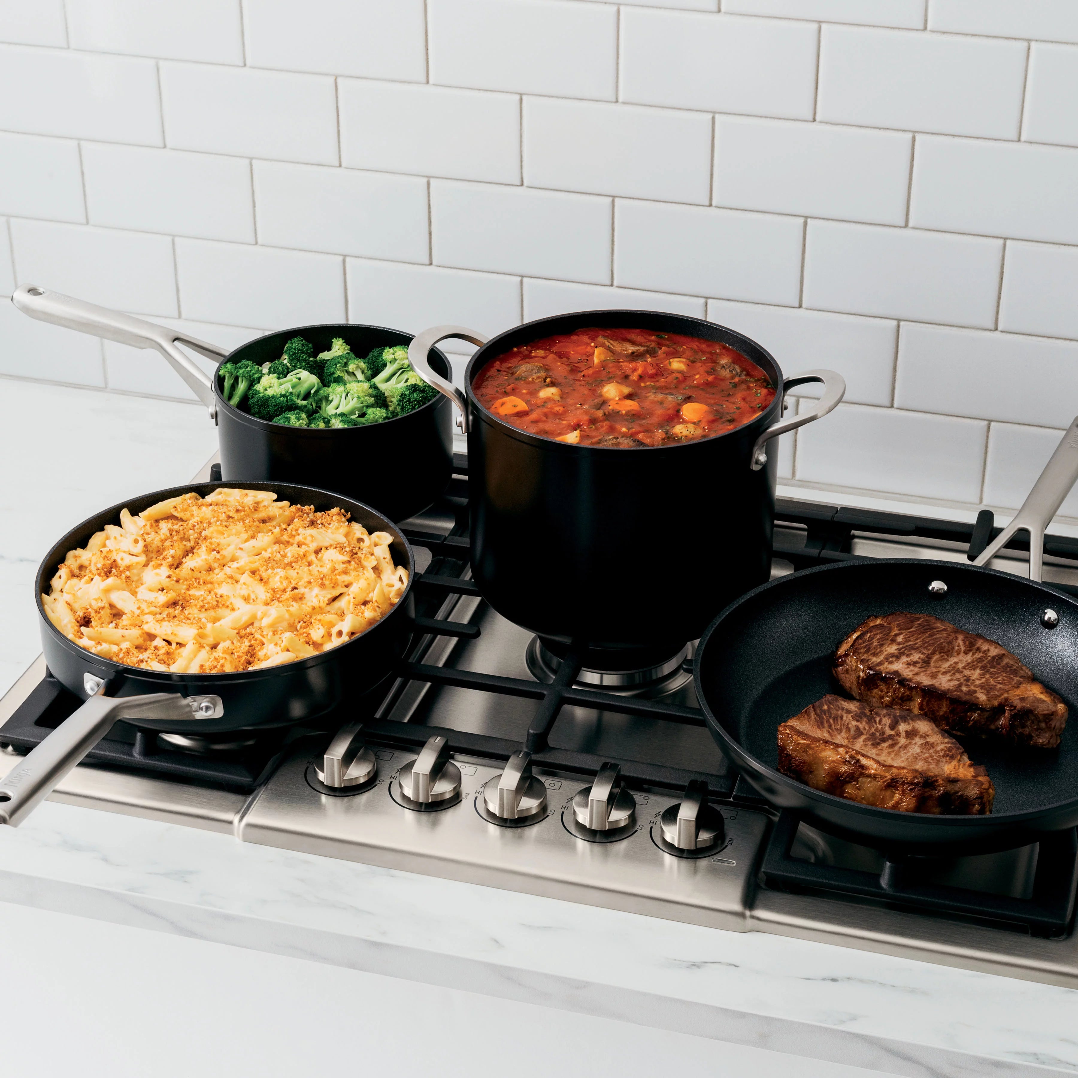 Ninja C19000 Foodi NeverStick 10-Piece Cookware Set, Black V640223