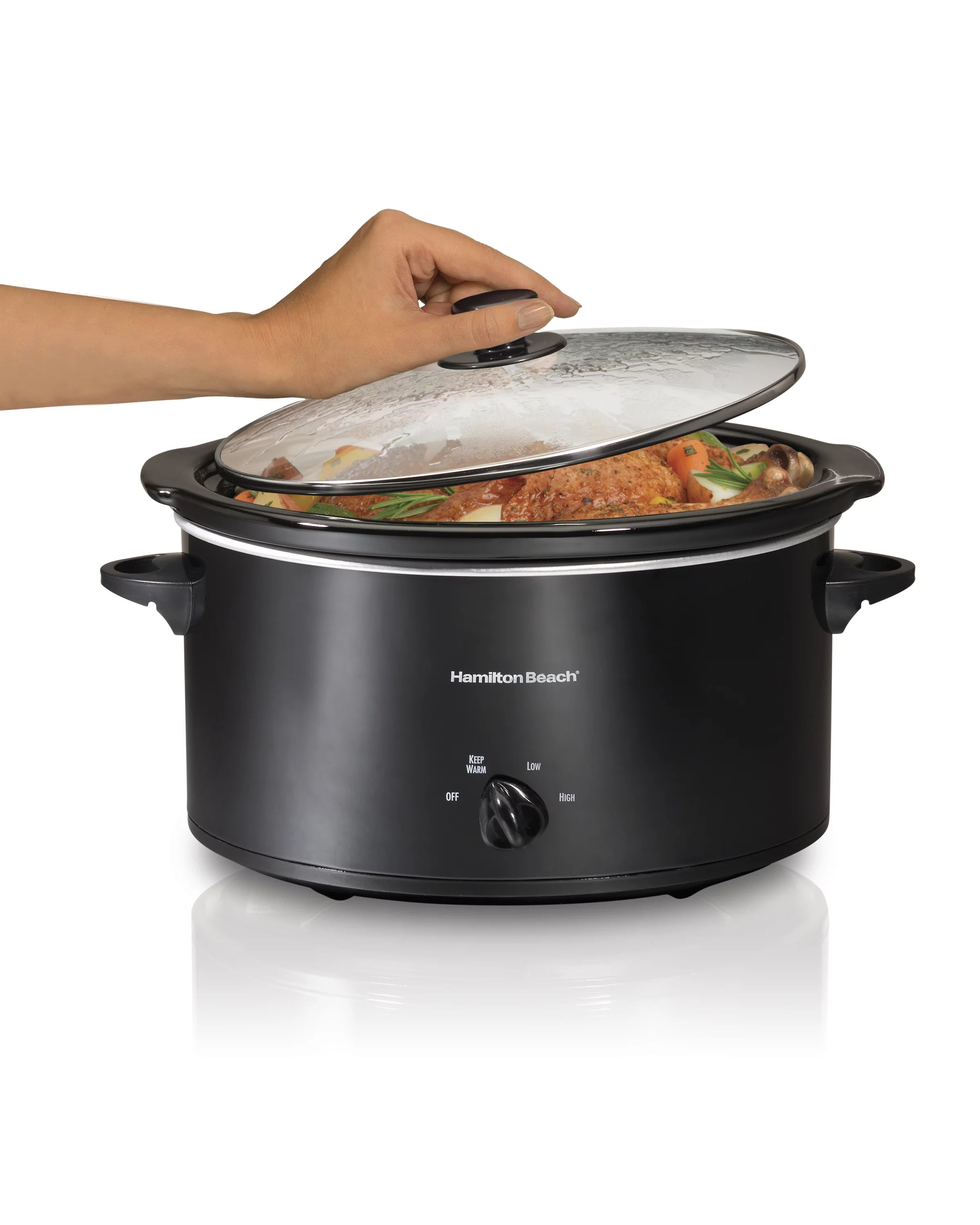Hamilton Beach Portable Slow Cooker 5 Quart Black B63130