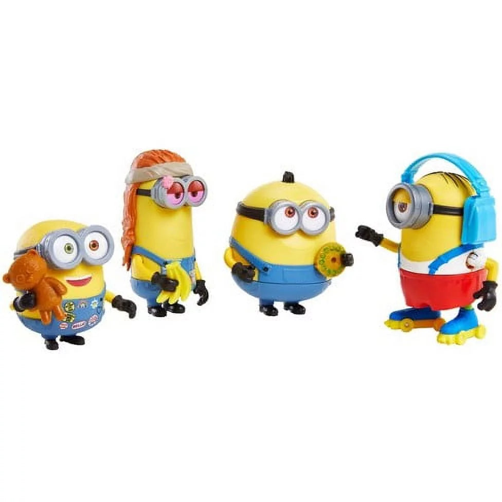 Minions: The Rise of Gru Minions on the Move Van with 4 Figures