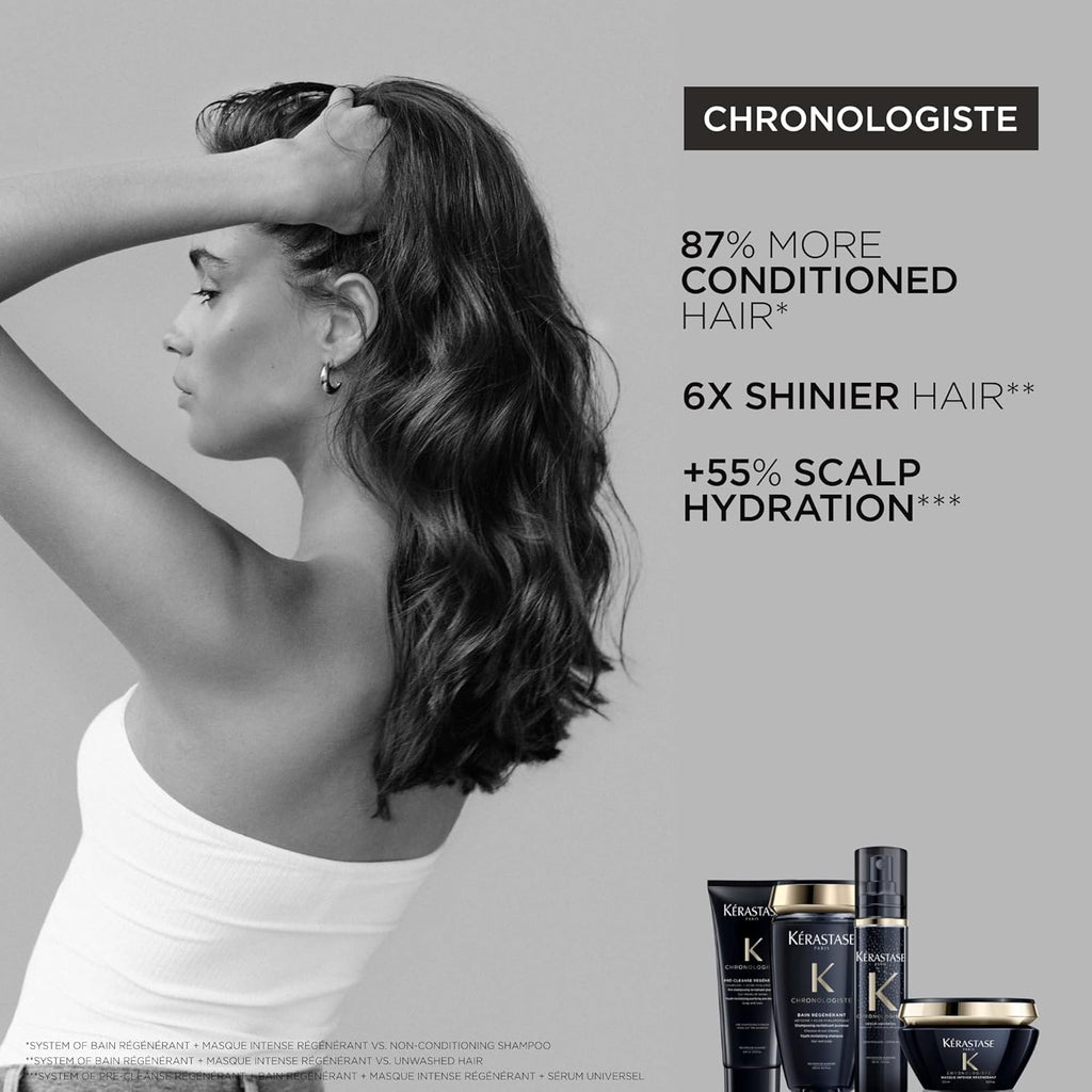 KERASTASE Chronologiste Thermique Régénérant Hair Serum Heat Protectant with Argan Oil, 5.1 Fl Oz V5481